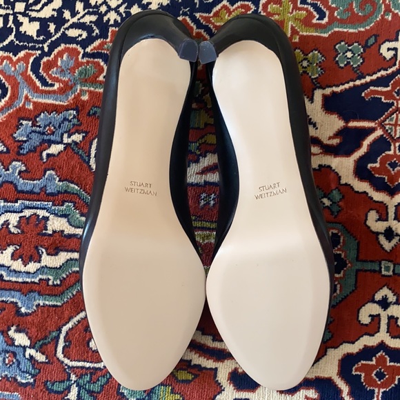 Stewart Wiseman The Beatrix Pump In Black Leather - Picture 9 of 15